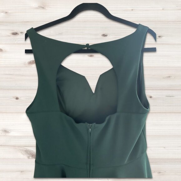 b Darlin Emerald Green Fit & Flare Skater Dress | Size Juniors 13/14 - Picture 5 of 6